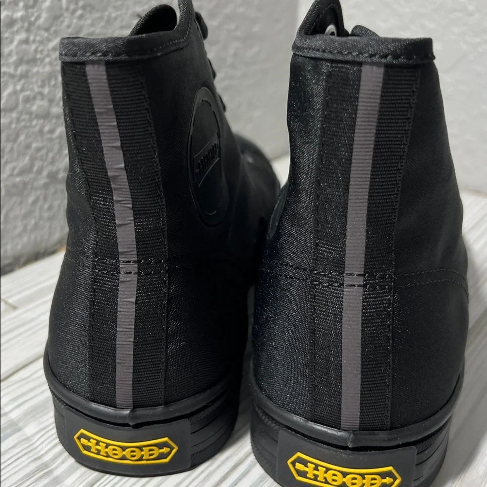 Mitchell & Ness Hood Rocket 66 men’s High-Top Sneakers Black Streetwear size 5.5